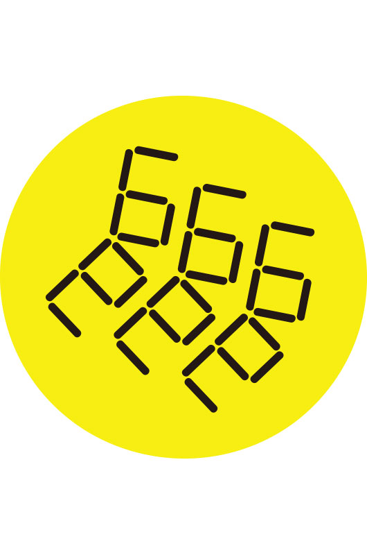 今日のロゴ制作｜数字ロゴ6