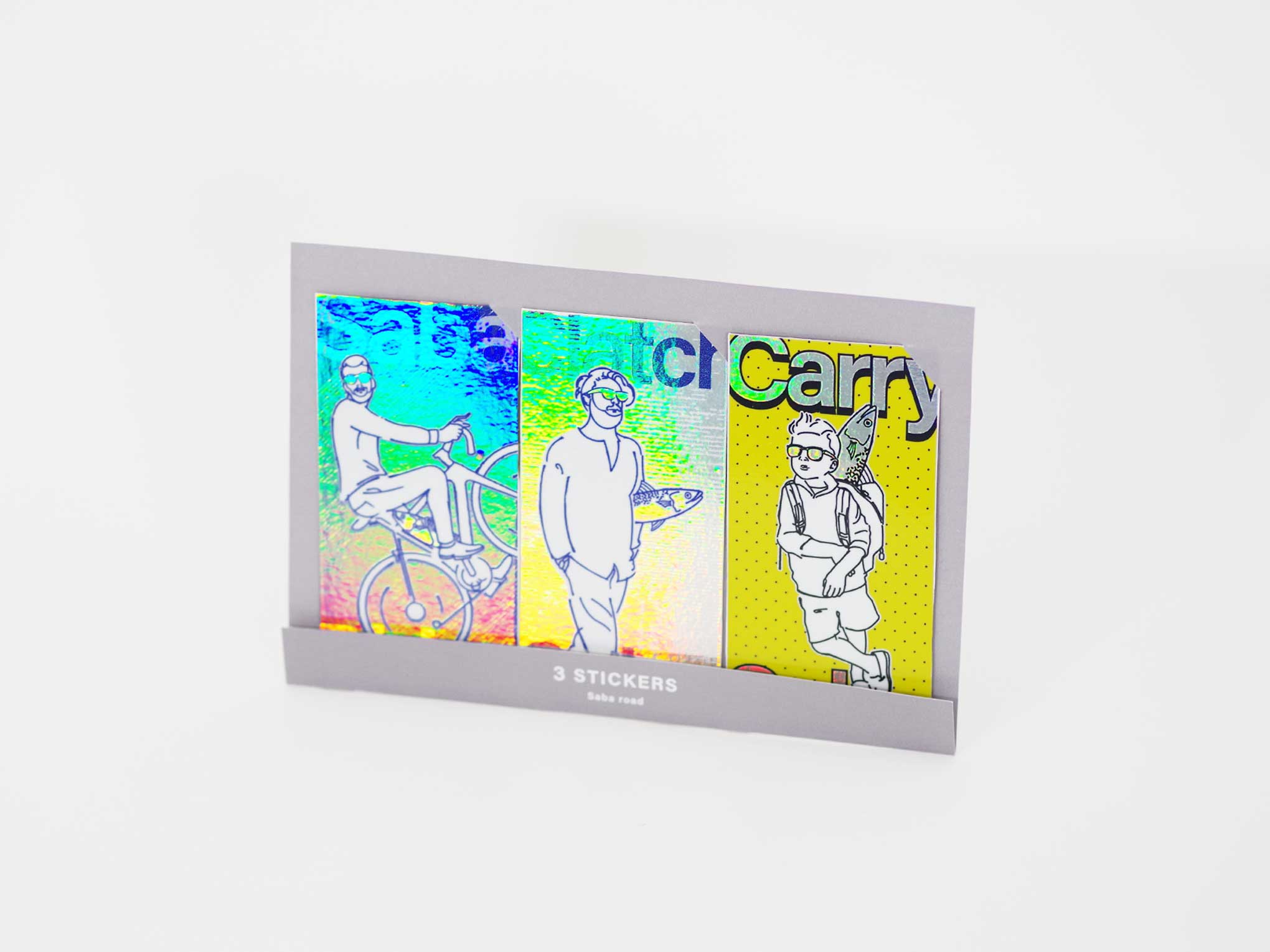 スッテカーデザイン｜鯖Tステッカー